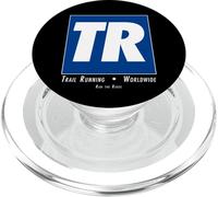 TR Trail Running Funny Outdoor Runner Randonnée Entraînement PopSockets PopGrip pour MagSafe