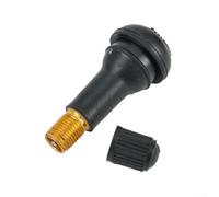 TR413 Lot de 10 tiges de valve en caoutchouc pour système de pneu sans chambre à air sur voitures, motos et VTT