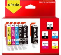 Tr8550 Lot De 6 Cartouches D'Encre Pour Canon Pixma Ts6350A Ts6351A Ts6350 Ts705 Tr8550 Ts8350 Ts8350A Pour Canon Tr8550