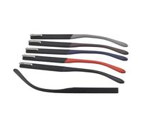TR90 lunettes Flex charnière ressort mémoire jambe TR006 for réparation tige cassée remplacement 1 paire(Black)