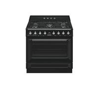 Smeg Cuisinière Victoria TR90GMBL 90 cm 5 brûleurs Four multifonction 115 L Noir A