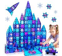 TRABONNLY Enfant 2 3 4 5 6 7 8 Ans Construction Magnétiques Jouet éducatif pour Garcon Fille 3 4 5 6 7 Ans Jeux 3 Ans Filles Cadeaux pour Anniversaire Noël 47pcs