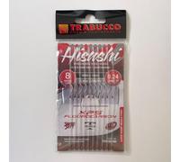 Trabucco Hameçons Montés Hisashi 10026 Chinu Hameçons 08 0.24 mm 200 cm Hameçons Montés Fluorocarbone Pêche Mer Coup Truite Carnassier Anglaise Rivière