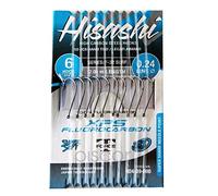 Trabucco Hameçons Montés Hisashi F-32 Surf Hameçons 12 0.16 mm 200 cm Hameçons Montés Fluorocarbone Pêche Mer Coup Truite Carnassier Anglaise Rivière