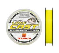 Trabucco Monofilament S-Force LONG CAST - Fil de pêche jaune fluo avec technologie UV Neon Tek, haute glisse pour surfcasting et lancer longs (300 m/600 m) (300 m - 0,20 mm)
