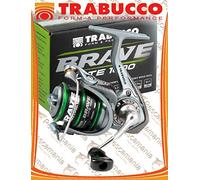 Trabucco Moulinet Pêche Brave Lite 1000 1000 Frein Arvant Mer Carpe Truite Carnassiers Spinning Feeder