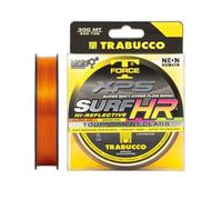 Trabucco T-Force XPS Surf HR UV Mark System Fil monofilament professionnel pour pêche surfcasting, haute réflectivité UV Neon Tek, structure à 3 couches Nano Structure - 300 m (Ø 0,203 mm)