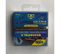 Trabucco XPS Ultra Strong Saltwater T-Force 50 m 0.125 mm Fluorocarbone Ligne de Pêche Invisible Mer Eau Douce Spinning Carnassiers
