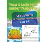 Trace and Learn 1-20: Number Tracing Fun: A Fun Number Tracing Workbook for Preschoolers | Math Practice Activity Book for Pre-K, Kindergarten, and Kids Ages 3-5