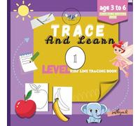 TRACE AND LEARN: Sat edition: kids trace the line book for 3 to 6 age/level 1.
