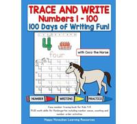 Trace and Write Numbers 1-100 Easy Number Tracing Book for Kids 4-8 including Number Sense, Counting, and Number Order Activities: 100 Days of Writing ... Book PLUS Math Skills for Kindergarten