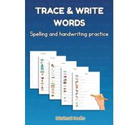 Trace and Write Words: Spelling and handwriting practice