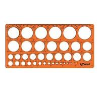 Maped Normographe Trace‑Cercles Technic – 39 cercles 1–35 mm, règle 22 cm, antichoc, pour tout âge