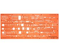 Trace Gabarit D'architecte Symboles de Plan d'étages Schéma Schématique Installation Sanitaire - d'intérieurs Dessin Technique Traçage Illustration Architecture Maisons