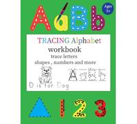 trace letters alphabet handwriting practice workbook for kids: This books helps to enhance fine motor skills, hand-eye coordination, and cognitive development.