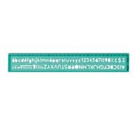 Maped Trace lettre 30 cm — hauteur de caractère 8 mm — vert transparent