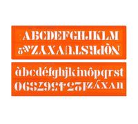 Trace Lettres - Minerva - n°22 - Biosourcé - Orange - Hauteur 22 mm