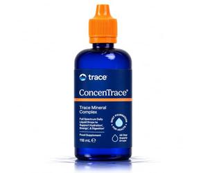 Trace Minerals ConcenTrace Gouttes d’Oligo-éléments avec Électrolytes, 118 | 48 Portions, Oligo-Éléments Ioniques Liquides. Plus de 70 Minéraux À L’État De Traces, Dont Magnésium, Fer Et Zinc. Favorise