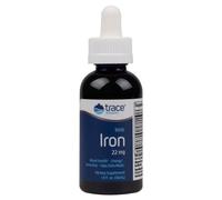 Trace Minerals, Ionic Iron (Fer ionique), 22 mg, 59 ml, Sans Gluten, Sans Soja, Végétalien, Sans OGM