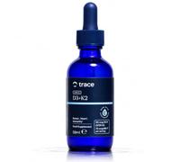 Trace Minerals - Vitamine D3 + K2 Ionique Liquide | 125 mcg (5 000 UI) de D3, 100 mcg de K2 | Supplément Alimentaire Concentré | 59 ml, 296 Portions