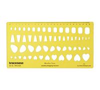 Traceease Modèles De Bijoux Pour Le Guide De Forme Émeraude/Billion/Baguette/Coeur De Pierres Précieuses Rédaction Des Pochoirs De Conception D'Outils