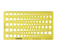 Traceease Modèles De Bijoux Pour Le Guide De Forme Pierre Précieuse Émeraude/Carré/Rond Rédaction Des Pochoirs De Conception D'Outils