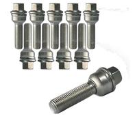 TRACER 10x Boulon de Roue M14x1.5 spherique 2-Parties R14 42mm | Hex 17mm Compatible avec VW ID. Buzz EB Touareg 3 4motion CR