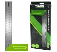 TRACER Carpenters Square Outil de marquage de menuiserie 300 mm Essayez l'équerre avec 2 jeux de lignes d'angle