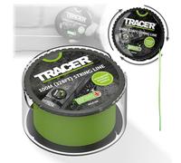 Tracer Corde de Construction Anti-nœuds Haute visibilité sur Bobine rotative avec poignée intégrée Vert 100 m