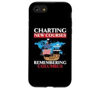 Tracer de Nouveaux Parcours se Souvenir du Jour de Colomb Coque pour iPhone SE (2020) / 7/8