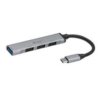 Tracer Hub USB-C 4 Ports H40 Aluminium