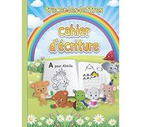 Tracer les lettres: Cahier d’Écriture pour Apprendre à Ecrire les Lettres avec Dessins Licornes à Colorier.. Activités Enfants Maternelle dès 4 Ans. Fabriqué en France.