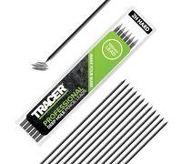 Tracer Lot de 12 mines de rechange rigides 2H | Graphite de 2,8 mm | Marquage fin et durable | Compatible avec les crayons à trou profond | Idéal pour le bois, le métal, la céramique