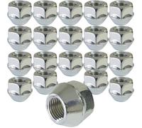 TRACER - Lot de 20 écrous de roue M12 x 1,25 60° coniques SW 19 mm compatibles avec Subaru, Suzuki, Nissan