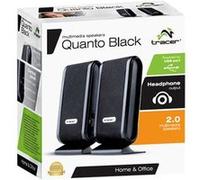 QUANTO - Haut-parleurs - pour PC - noir
