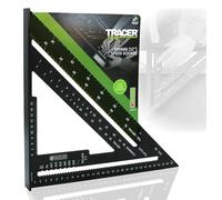 TRACER Speed Square 300 mm (12") Équerre de chevrons avec échelle métrique et hanche et vallée Outil de marquage pour toiture et menuiserie