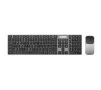 Tracer TRAKLA46773 clavier Souris incluse Bureau RF sans fil QWERTY Noir, Gris