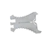 TRACETTE À ZINC EN INOX GRADUATION PAR 5 MM PROFIL EN ACCOLADE - JOUANEL INDUSTRIE - TRACDC