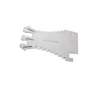 TRACETTE À ZINC EN INOX GRADUÉE 5 MM - JOUANEL INDUSTRIE - TRAC