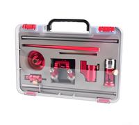 Traceur à bois avec fonction de jauge de marquage à double usage - Marqueur de ligne parallèle réglable pour le marquage des contours et des bords, construction en alliage d'aluminium