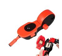 Traceur à Cordeau pour Charpentier - Marqueur de Ligne Portable | Traceur à Manivelle de 30 m avec Boîtier en ABS et Encre, Accessoire de Menuiserie de Précision pour Construction et Décoration, Encre