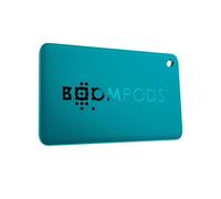 Traceur Airtag Boomcard Format Carte de Crédit avec Apple Find My Rechargeable Boompods Bleu