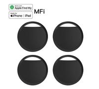 Traceur Anti-perte pour Apple Airtag, 1/2/4 pièces, remplacement via trouver mon traceur GPS Bluetooth pour bagages, détecteur de clé IOS MFi 4pcs