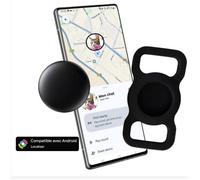 Traceur Bluetooth pour Chien & Chat, Alternative Samsung SmartTag, Localisateur Enfant & Vélo, sans Abonnement,