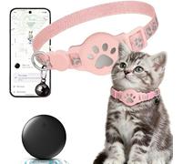Traceur Collier GPS Chat Sans Abonnement Carte Sim, GPS Tracker Chien, Collier Traceur Chat, Suivi De Localisation En Temps Réel Et Alarme Anti-Perte,Durable,Étanche,Kompatibel Mit Apple/Android (Ros)