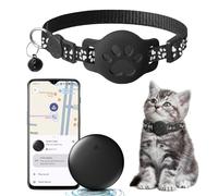Traceur Collier GPS Chat Sans Abonnement Carte Sim, GPS Tracker Chien, Collier Traceur Chat, Suivi De Localisation En Temps Réel Et Alarme Anti-Perte,Durable,Étanche,Kompatibel Mit Apple/Android (Noi)