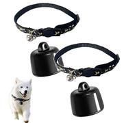 Traceur d'animaux de compagnie pour chats - Appareil de suivi des oiseaux - GPS léger à longue portée avec couverture mondiale pour animaux de compagnie et enfants - Noir - 2 pièces