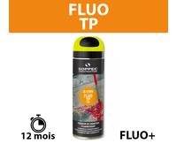 Traceur de chantier fluo TP jaune fluo 500 ml - SOPPEC - 141517O