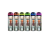 Traceur de chantier fluo vert 650ml Soppec