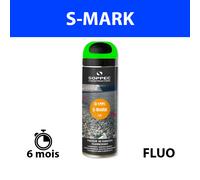 Traceur de chantier fluorescent S MARK Vert SOPPEC